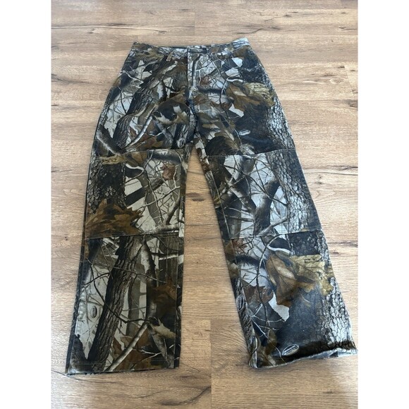 Wrangler Pants Mens 32x30 Double Knee Fusion 3d Camo Outdoor Hunting - Picture 1 of 4